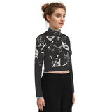 BW Women's Turtleneck long crop - Desperate Guitars