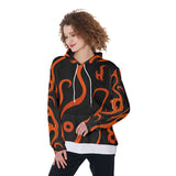 BW Orange Dip Women's Pullover Hoodie