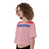 MOE Woman's Cropped Jersey - Vintage Pink