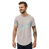 BW Holo Men's Curved Hem T-Shirt