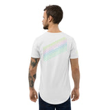 BW Holo Men's Curved Hem T-Shirt