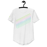 BW Holo Men's Curved Hem T-Shirt