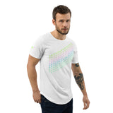 BW Holo Men's Curved Hem T-Shirt