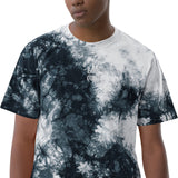 Oversized tie-dye Embroidery Tee - Kos Omo