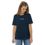 BW "Lorem Ipsum" Embroidery Unisex Organic Cotton Tee