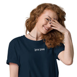 BW "Lorem Ipsum" Embroidery Unisex Organic Cotton Tee